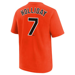 Jackson Holliday Baltimore Orioles Nike Youth Name & Number T-Shirt - MLB