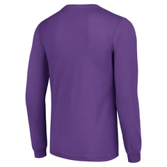 Minnesota Vikings Starter Player X Logo Graphic Long Sleeve T-Shirt Purple | NFL