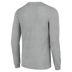 Detroit Lions Starter Player X Logo Graphic Long Sleeve T-Shirt Heather Gray | NFL