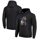 Baltimore Ravens Starter Player X Fleece Pullover Hoodie Black | NFL