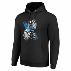 Detroit Lions Starter Player X Fleece Pullover Hoodie Black | NFL