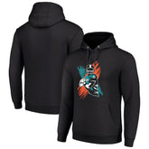 Miami Dolphins Starter Player X Fleece Pullover Hoodie Black | NFL