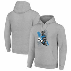 Detroit Lions Starter Player X Fleece Pullover Hoodie Heather Gray | NFL