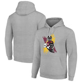 Washington Commanders Starter Player X Fleece Pullover Hoodie Heather Gray | NFL