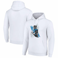 Detroit Lions Starter Player X Fleece Pullover Hoodie White | NFL