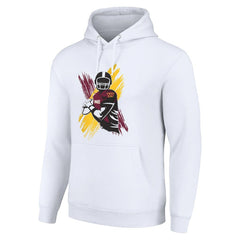 Washington Commanders Starter Player X Fleece Pullover Hoodie White | NFL