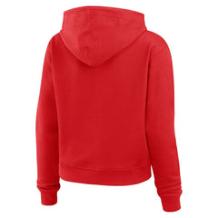 Atlanta Falcons WEAR by Erin Andrews Women's Waffle Hoodie Pullover Top Scarlet | NFL
