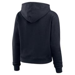 Houston Texans WEAR by Erin Andrews Women's Waffle Hoodie Pullover Top Navy | NFL