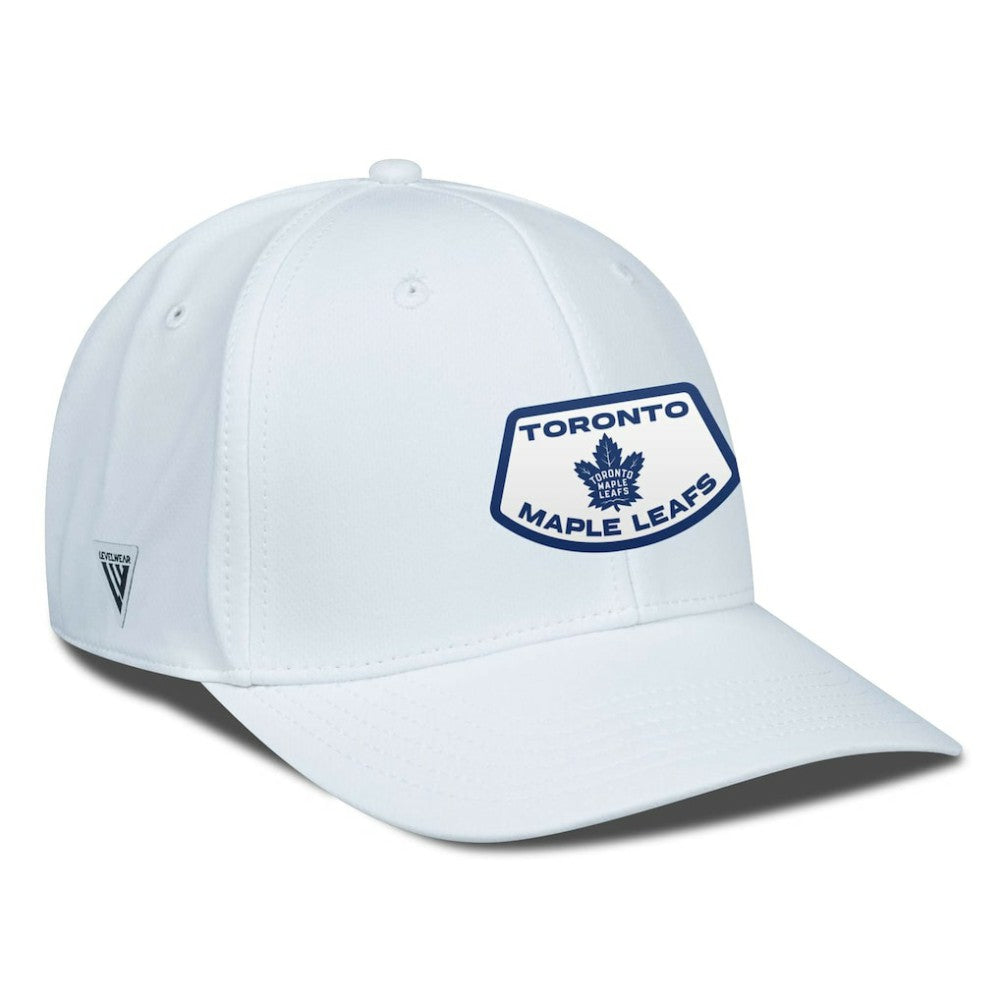 Toronto Maple Leafs Levelwear Rise Skylight Flex Hat - White - NHL