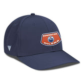 Edmonton Oilers Levelwear Rise Skylight Flex Hat - Navy - NHL