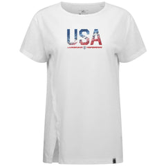 USWNT Levelwear Women's Influx Pixel T-Shirt White - FIFA World CUP