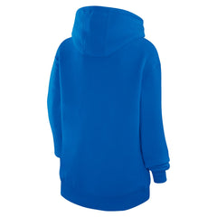 New York Knicks G-III 4Her by Carl Banks Women's Team Collage Graphic Fleece Pullover Hoodie Blue - NBA