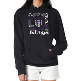 Sacramento Kings G-III 4Her by Carl Banks Women's Team Collage Graphic Fleece Pullover Hoodie Black - NBA