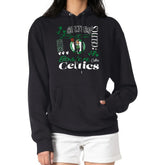 Boston Celtics G-III 4Her by Carl Banks Women's Team Collage Graphic Fleece Pullover Hoodie Black - NBA