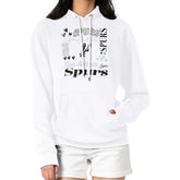 San Antonio Spurs G-III 4Her by Carl Banks Women's Team Collage Graphic Fleece Pullover Hoodie White - NBA