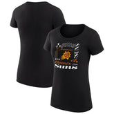 Phoenix Suns G-III 4Her by Carl Banks Women's Super-Slim Fit Lightweight Team Name Collage Graphic T-Shirt Black - NBA
