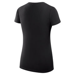 Los Angeles Lakers G-III 4Her by Carl Banks Women's Super-Slim Fit Lightweight Team Name Collage Graphic V-Neck T-Shirt Black - NBA