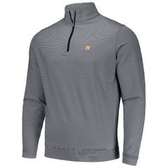 Houston Astros Peter Millar Perth Sugar Stripe Performance Quarter-Zip Top - MLB