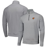 Baltimore Orioles Peter Millar Perth Sugar Stripe Performance Quarter-Zip Top - MLB
