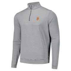 San Francisco Giants Peter Millar Perth Sugar Stripe Performance Quarter-Zip Top - MLB