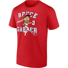 Bryce Harper Philadelphia Phillies Fanatics Hometown Caricature T-Shirt - MLB