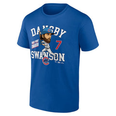 Dansby Swanson Chicago Cubs Fanatics Hometown Caricature T-Shirt - MLB