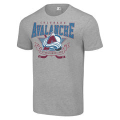 Colorado Avalanche Starter Team Logo Graphic T-Shirt - Heather Gray - NHL