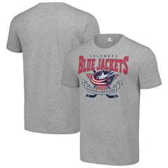 Columbus Blue Jackets Starter Team Logo Graphic T-Shirt - Heather Gray - NHL