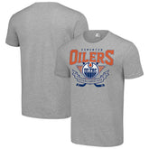 Edmonton Oilers Starter Team Logo Graphic T-Shirt - Heather Gray - NHL