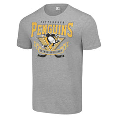 Pittsburgh Penguins Starter Team Logo Graphic T-Shirt - Heather Gray - NHL