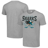 San Jose Sharks Starter Team Logo Graphic T-Shirt - Heather Gray - NHL