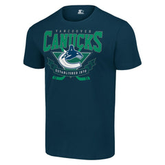Vancouver Canucks Starter Team Logo Graphic T-Shirt - Navy - NHL