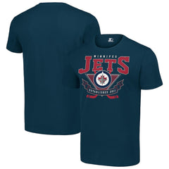 Winnipeg Jets Starter Team Logo Graphic T-Shirt - Navy - NHL