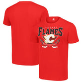Calgary Flames Starter Team Logo Graphic T-Shirt - Red - NHL
