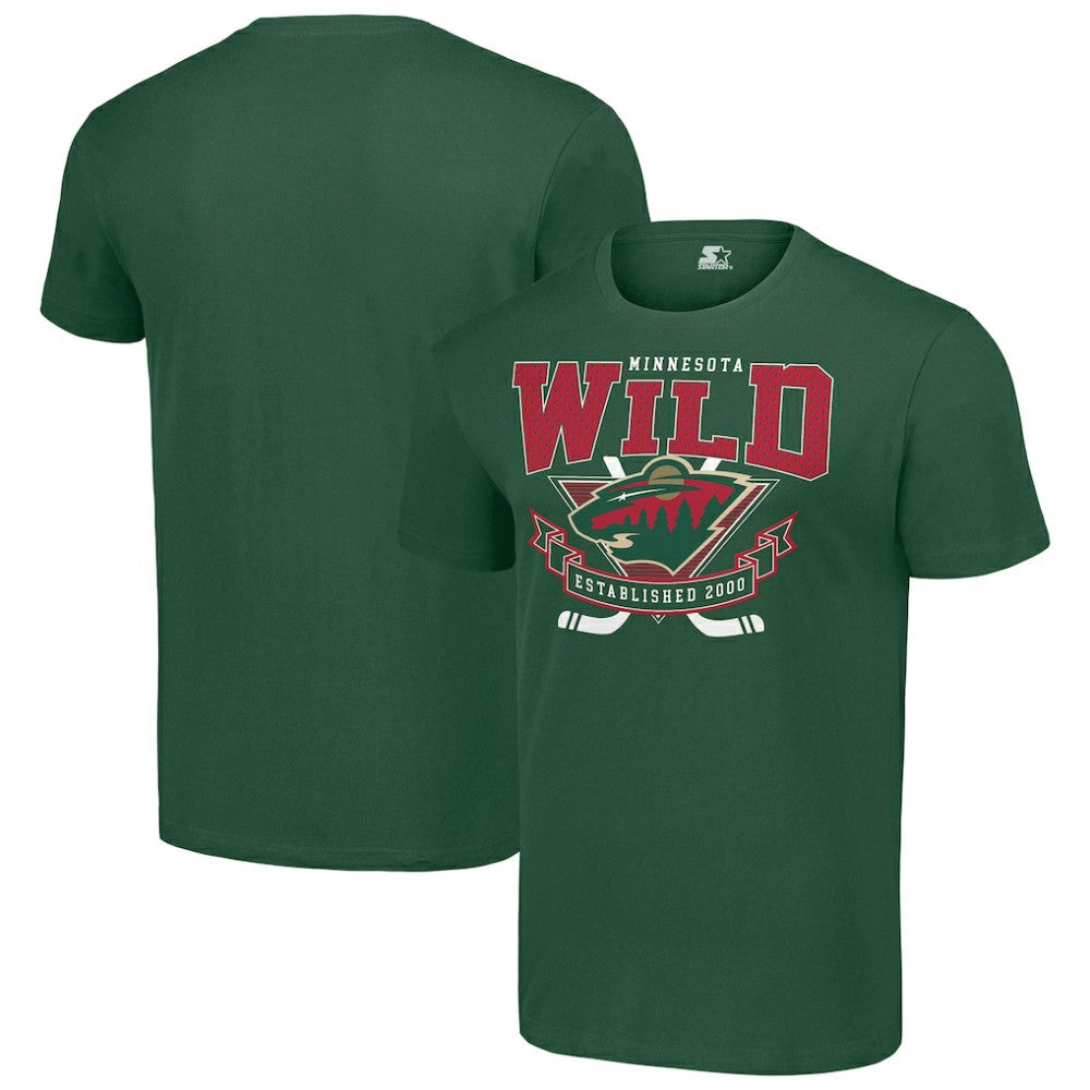 Minnesota Wild Starter Team Logo Graphic T-Shirt - Green - NHL