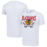 Chicago Blackhawks Starter Team Logo Graphic T-Shirt - White - NHL