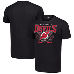 New Jersey Devils Starter Team Logo Graphic T-Shirt - Black - NHL