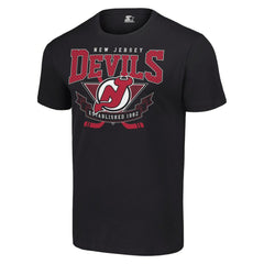 New Jersey Devils Starter Team Logo Graphic T-Shirt - Black - NHL