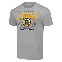 Boston Bruins Starter Team Logo Graphic T-Shirt - Heather Gray - NHL