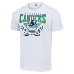 Vancouver Canucks Starter Team Logo Graphic T-Shirt - White - NHL