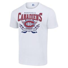 Montreal Canadiens Starter Team Logo Graphic T-Shirt - White - NHL