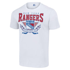 New York Rangers Starter Team Logo Graphic T-Shirt - White - NHL