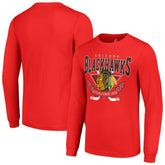 Chicago Blackhawks Starter Team Logo Graphic Long Sleeve T-Shirt - Red - NHL