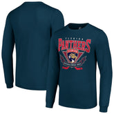 Florida Panthers Starter Team Logo Graphic Long Sleeve T-Shirt - Navy - NHL