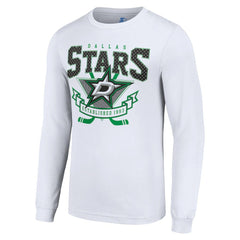 Dallas Stars Starter Team Logo Graphic Long Sleeve T-Shirt - White - NHL