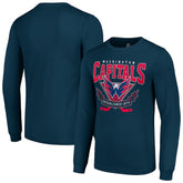 Washington Capitals Starter Team Logo Graphic Long Sleeve T-Shirt - Navy - NHL