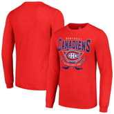 Montreal Canadiens Starter Team Logo Graphic Long Sleeve T-Shirt - Red - NHL