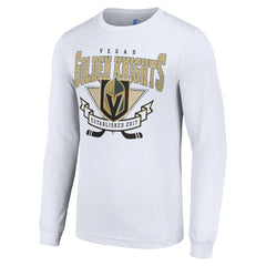 Vegas Golden Knights Starter Team Logo Graphic Long Sleeve T-Shirt - White - NHL