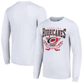 Carolina Hurricanes Starter Team Logo Graphic Long Sleeve T-Shirt - White - NHL