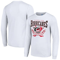 Carolina Hurricanes Starter Team Logo Graphic Long Sleeve T-Shirt - White - NHL